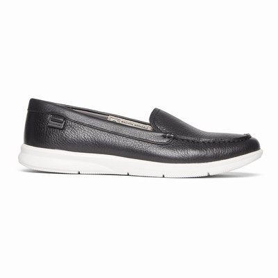 Mocassins Rockport Ayva Washable Mulher Pretas PT-31467